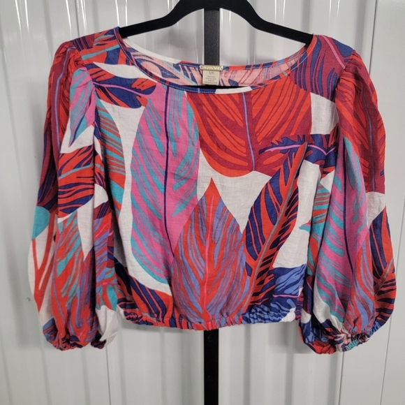 👕 MAGASCHONI Multicolored 100% Linen Top